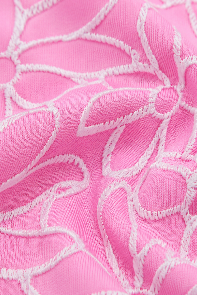 Pink Daisy Bikini Set