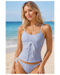 Ocean Mist Textured Tankini Set