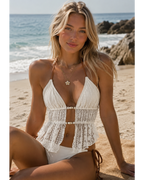 Apricot Tide Tankini Set