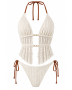 Apricot Tide Tankini Set