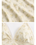 Buttercream Daisy Tie-Side Tankini Set