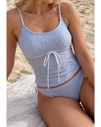 Ocean Mist Textured Tankini Set