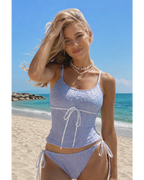 Ocean Mist Textured Tankini Set