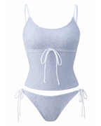Ocean Mist Textured Tankini Set