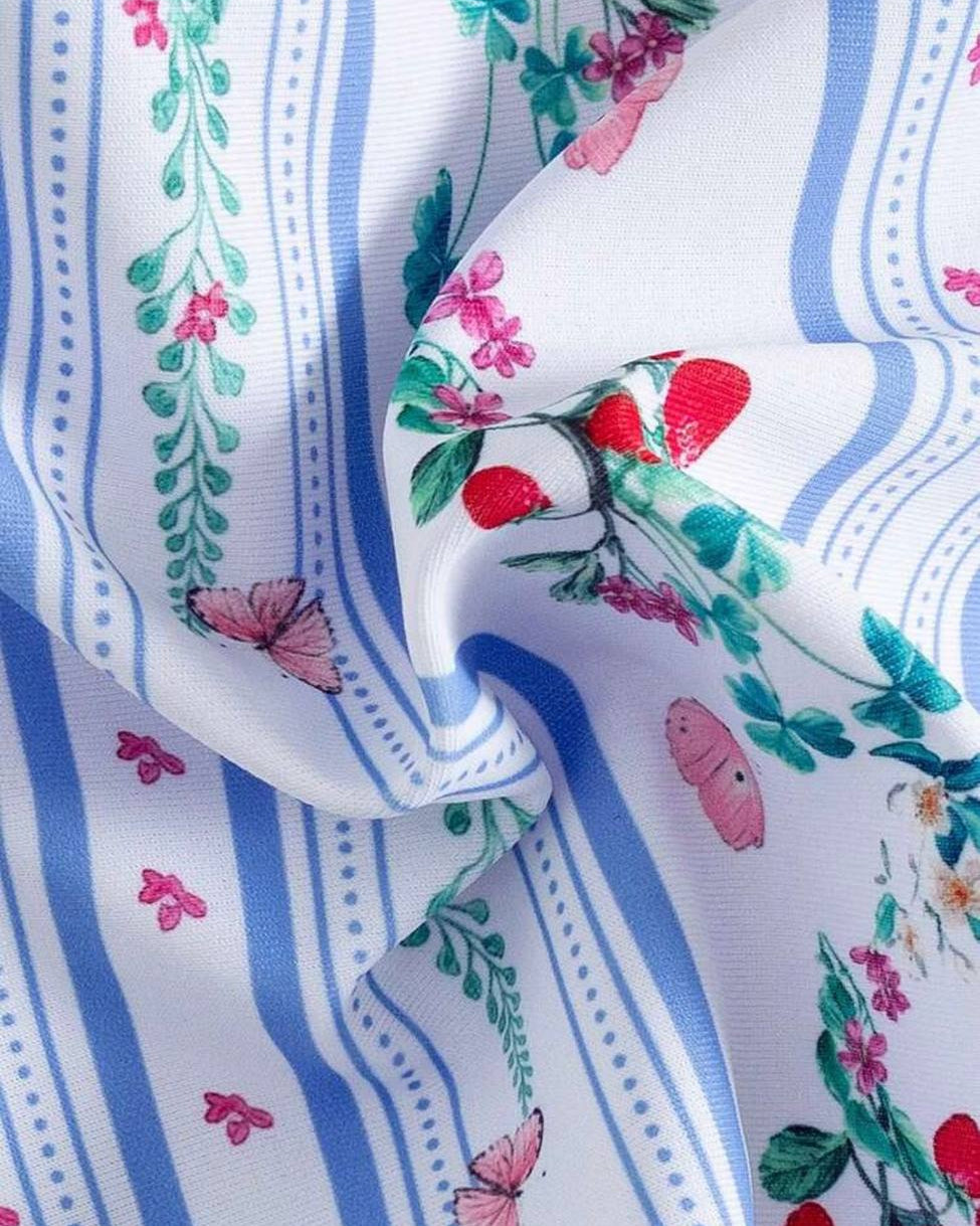 Bluebell Garden Tie-Side Bikini Set