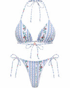 Bluebell Garden Tie-Side Bikini Set